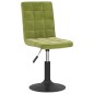 vidaXL Sedie da Pranzo Girevoli 4 pz Verde Chiaro in Velluto vidaXL Sedie da Pranzo Girevoli 4 pz Verde Chiaro in Velluto