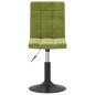 vidaXL Sedie da Pranzo Girevoli 4 pz Verde Chiaro in Velluto vidaXL Sedie da Pranzo Girevoli 4 pz Verde Chiaro in Velluto