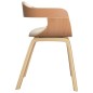vidaXL Sedie da Pranzo 6 pz Crema in Legno Curvato e Similpelle vidaXL Sedie da Pranzo 6 pz Crema in Legno Curvato e Similpelle