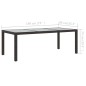 vidaXL Set Mobili da Giardino 7 pz con Cuscini in Polyrattan Marrone vidaXL Set Mobili da Giardino 7 pz con Cuscini in Polyrattan Marrone