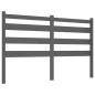 Testiera per Letto Grigia 146x4x100cm in Legno Massello di Pino Testiera per Letto Grigia 146x4x100cm in Legno Massello di Pino