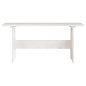 vidaXL Set da Pranzo 3 pz REINE Bianco in Legno Massello di Pino vidaXL Set da Pranzo 3 pz REINE Bianco in Legno Massello di Pino