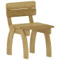 vidaXL Set da Pranzo da Giardino 5 pz in Legno di Pino Impregnato vidaXL Set da Pranzo da Giardino 5 pz in Legno di Pino Impregnato