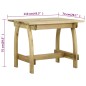vidaXL Set da Pranzo da Giardino 5 pz in Legno di Pino Impregnato vidaXL Set da Pranzo da Giardino 5 pz in Legno di Pino Impregnato