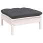 vidaXL Set Divani da Giardino 12 pz con Cuscini Bianchi Legno di Pino vidaXL Set Divani da Giardino 12 pz con Cuscini Bianchi Legno di Pino