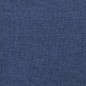 vidaXL Poltrona Relax con Sgabello Blu in Tessuto e Similpelle vidaXL Poltrona Relax con Sgabello Blu in Tessuto e Similpelle