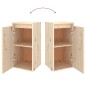 vidaXL Mobili Porta TV 2 pz in Legno Massello di Pino vidaXL Mobili Porta TV 2 pz in Legno Massello di Pino