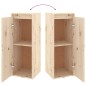 vidaXL Mobili Porta TV 2 pz in Legno Massello di Pino vidaXL Mobili Porta TV 2 pz in Legno Massello di Pino