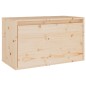 vidaXL Mobili Porta TV 5 pz in Legno Massello di Pino vidaXL Mobili Porta TV 5 pz in Legno Massello di Pino
