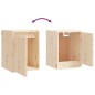 vidaXL Mobili Porta TV 5 pz in Legno Massello di Pino vidaXL Mobili Porta TV 5 pz in Legno Massello di Pino