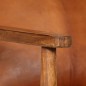 vidaXL Set Divani 2 pz in Vera Pelle e Legno Massello d'Acacia Marrone