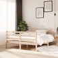 vidaXL Giroletto in Legno Massello di Pino 140x190 cm