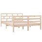 vidaXL Giroletto in Legno Massello di Pino 140x190 cm