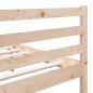 vidaXL Giroletto in Legno Massello di Pino 140x190 cm