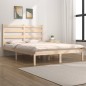 vidaXL Giroletto senza Materasso in Legno Massello 160x200 cm