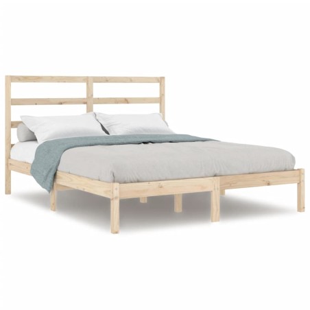 vidaXL Letto senza Materasso 140x190 cm in Legno Massello di Pino