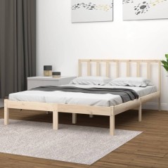 vidaXL Giroletto in Legno Massello di Pino 140x200 cm