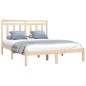vidaXL Giroletto in Legno Massello 140x190 cm