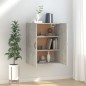 Mobile Pensile Grigio Cemento 69,5x34x90cm in Legno Multistrato Mobile Pensile Grigio Cemento 69,5x34x90cm in Legno Multistrato