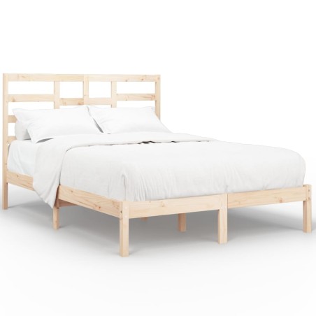 vidaXL Giroletto in Legno Massello 140x190 cm