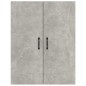 Mobile Pensile Grigio Cemento 69,5x34x90cm in Legno Multistrato Mobile Pensile Grigio Cemento 69,5x34x90cm in Legno Multistrato