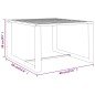 vidaXL Set Divani da Giardino 3 pz con Cuscini in Alluminio Antracite vidaXL Set Divani da Giardino 3 pz con Cuscini in Alluminio Antracite