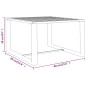vidaXL Set Divani da Giardino 5 pz con Cuscini in Alluminio Antracite vidaXL Set Divani da Giardino 5 pz con Cuscini in Alluminio Antracite