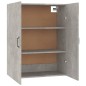 Mobile Pensile Grigio Cemento 69,5x34x90cm in Legno Multistrato Mobile Pensile Grigio Cemento 69,5x34x90cm in Legno Multistrato