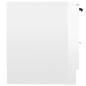 Mobile Porta TV Bianco Lucido 140x35x40 cm in Legno Multistrato Mobile Porta TV Bianco Lucido 140x35x40 cm in Legno Multistrato