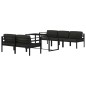vidaXL Set Divani da Giardino 6 pz con Cuscini in Alluminio Antracite vidaXL Set Divani da Giardino 6 pz con Cuscini in Alluminio Antracite