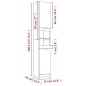 vidaXL Set di Mobili da Bagno 5 pz Bianco in Legno Multistrato vidaXL Set di Mobili da Bagno 5 pz Bianco in Legno Multistrato