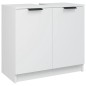 vidaXL Set di Mobili da Bagno 4 pz Bianco in Legno Multistrato vidaXL Set di Mobili da Bagno 4 pz Bianco in Legno Multistrato