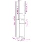 vidaXL Set di Mobili da Bagno 4 pz Bianco in Legno Multistrato vidaXL Set di Mobili da Bagno 4 pz Bianco in Legno Multistrato