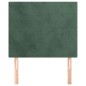 vidaXL Testiera 2 pz Verde scuro 90x5x78/88 cm in Velluto vidaXL Testiera 2 pz Verde scuro 90x5x78/88 cm in Velluto