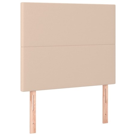 vidaXL Testiere 2 pz Cappuccino 90x5x78/88 cm in Similpelle