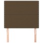 vidaXL Testiera 2 pz Marrone Scuro 90x5x78/88 cm in Tessuto vidaXL Testiera 2 pz Marrone Scuro 90x5x78/88 cm in Tessuto