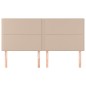 vidaXL Testiere 4 pz Cappuccino 90x5x78/88 cm in Similpelle vidaXL Testiere 4 pz Cappuccino 90x5x78/88 cm in Similpelle