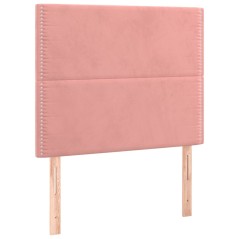 vidaXL Testiera 2 pz Rosa 80x5x78/88 cm in Velluto