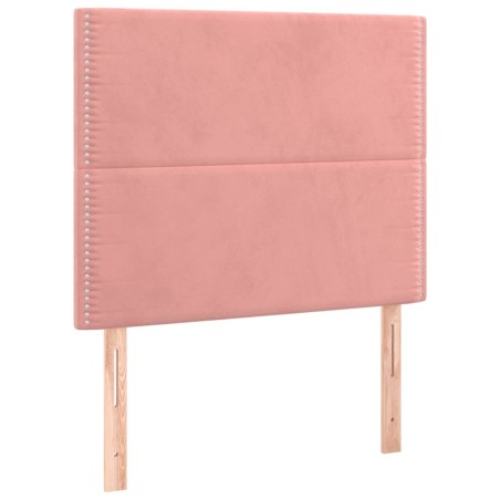 vidaXL Testiera 2 pz Rosa 80x5x78/88 cm in Velluto
