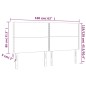 vidaXL Testiera 4 pz Blu 80x5x78/88 cm in Tessuto vidaXL Testiera 4 pz Blu 80x5x78/88 cm in Tessuto