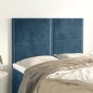 vidaXL Testiere 4 pz Blu Scuro 72x5x78/88 cm in Velluto vidaXL Testiere 4 pz Blu Scuro 72x5x78/88 cm in Velluto