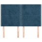 vidaXL Testiere 4 pz Blu Scuro 72x5x78/88 cm in Velluto vidaXL Testiere 4 pz Blu Scuro 72x5x78/88 cm in Velluto