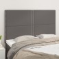 vidaXL Testiere 4 pz Grigie 72x5x78/88 cm in Similpelle vidaXL Testiere 4 pz Grigie 72x5x78/88 cm in Similpelle