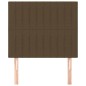 vidaXL Testiera 2 pz Marrone Scuro 100x5x78/88 cm in Tessuto vidaXL Testiera 2 pz Marrone Scuro 100x5x78/88 cm in Tessuto