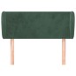 vidaXL Testiera ad Orecchio Verde Scuro 103x23x78/88 cm in Velluto vidaXL Testiera ad Orecchio Verde Scuro 103x23x78/88 cm in Velluto