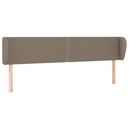 vidaXL Testiera ad Orecchio Tortora 183x23x78/88 cm in Tessuto