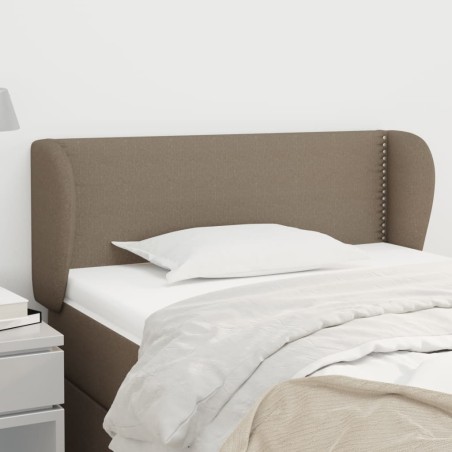 vidaXL Testiera ad Orecchio Tortora 83 x 23 x 78/88 cm in Tessuto