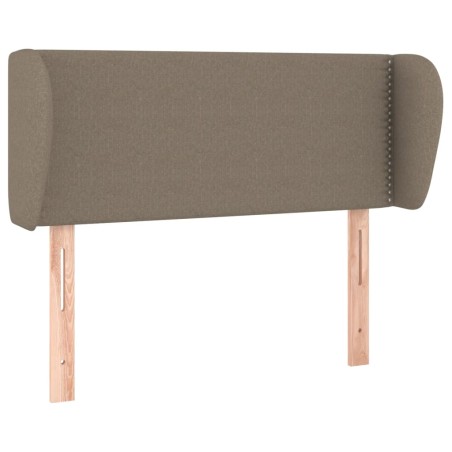vidaXL Testiera ad Orecchio Tortora 83 x 23 x 78/88 cm in Tessuto