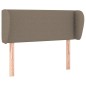 vidaXL Testiera ad Orecchio Tortora 83 x 23 x 78/88 cm in Tessuto vidaXL Testiera ad Orecchio Tortora 83 x 23 x 78/88 cm in Tessuto