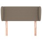 vidaXL Testiera ad Orecchio Tortora 83 x 23 x 78/88 cm in Tessuto vidaXL Testiera ad Orecchio Tortora 83 x 23 x 78/88 cm in Tessuto